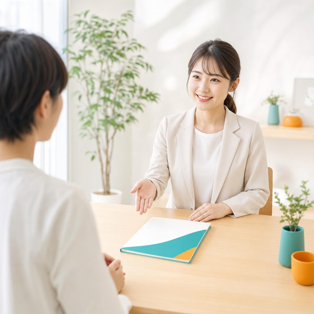 担当者がお客様と1対1で向き合う打ち合わせ